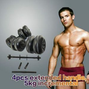    1 pair 25kg Dumbbells Adjustable Water Fillable Dumbbells Set Gym home fitness