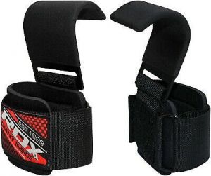    RDX Weight Lifting Hook Wrist Straps Powerlifting Support Hand Grips Gym Wraps